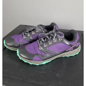 Merrell Purple Black Green Breathable Trail Running Shoes MK16259